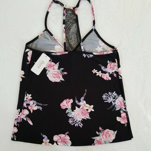 Flora Nikrooz Floral Cami Pajama Top Size S Small NWT - Picture 3 of 4